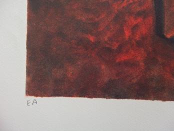 Louis TOFFOLI - L’âtre, Lithographie originale signée 2