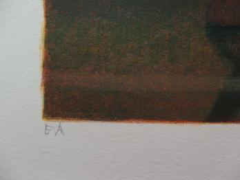 Louis TOFFOLI - Coucher de soleil sur Istanbul, Lithographie originale signée 2