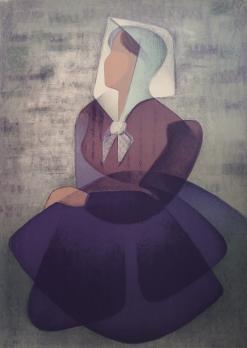 Louis TOFFOLI - Fleur de Vendée, Lithographie originale signée 2