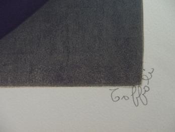 Louis TOFFOLI - Fleur de Vendée, Lithographie originale signée 2