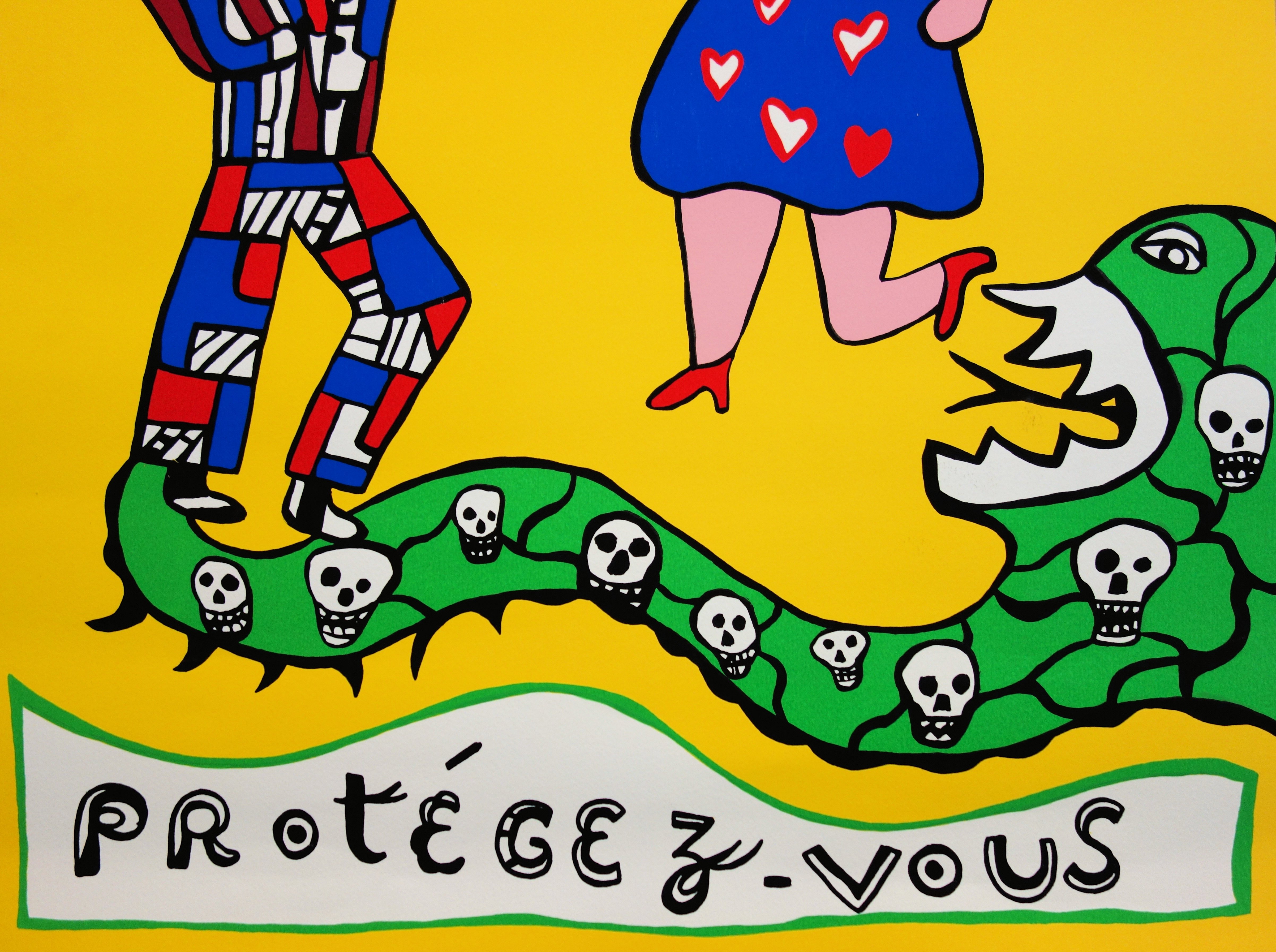 Niki de Saint Phalle Vive l'Amour Sérigraphie
