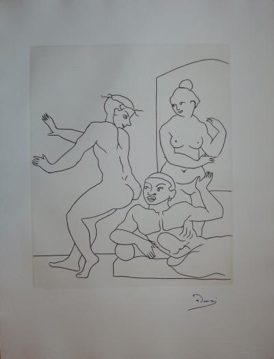 André DERAIN - Jeux obscènes, Gravure signée - 1951 2