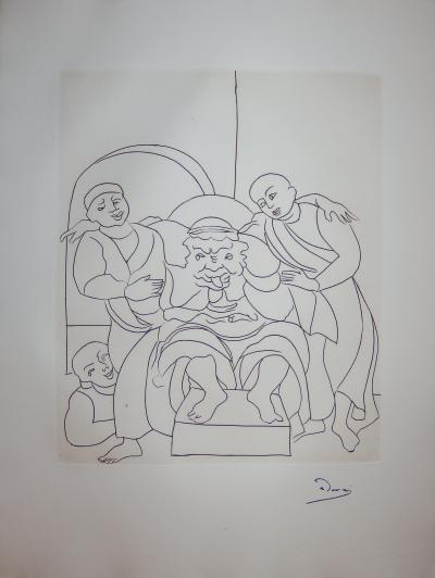 André DERAIN - Le Roi ivre, Gravure signée - 1951 2