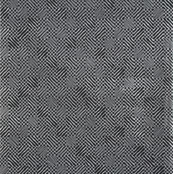 François MORELLET - 2 trames de chevrons-négatif, 1959 - Sérigraphie signée au crayon 2