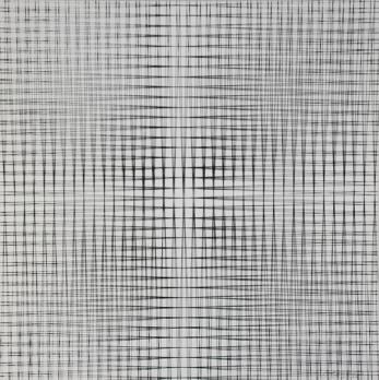 François MORELLET - 2 doubles trames, 1959 - Sérigraphie signée au crayon 2