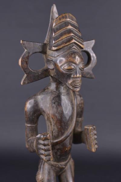 ART PRIMITIF AFRICAIN - STATUE TCHOKWE DU CONGO RDC / ZAIRE 2