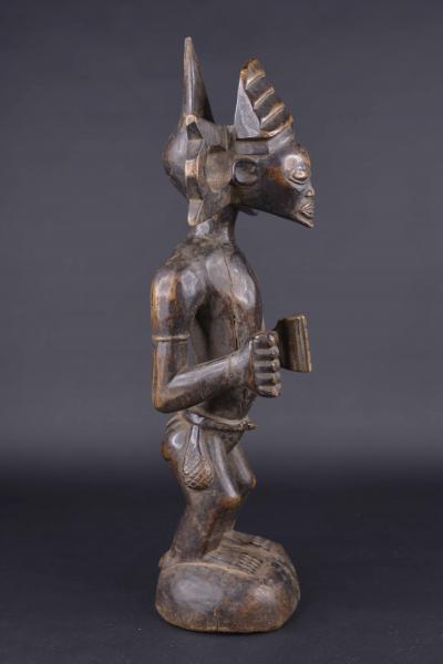 ART PRIMITIF AFRICAIN - STATUE TCHOKWE DU CONGO RDC / ZAIRE 2