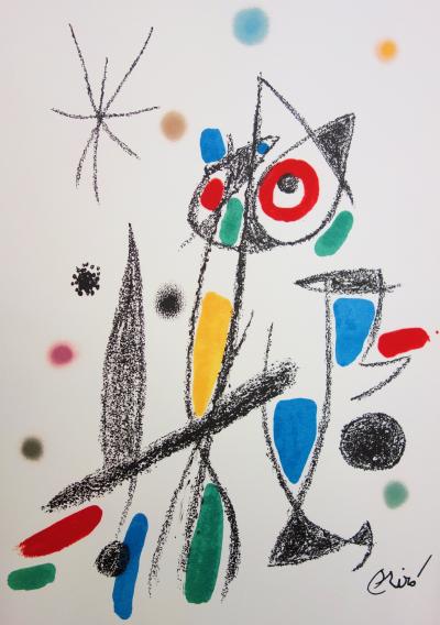 Joan MIRÓ : Maravillas, le chat - Lithographie originale signée 2