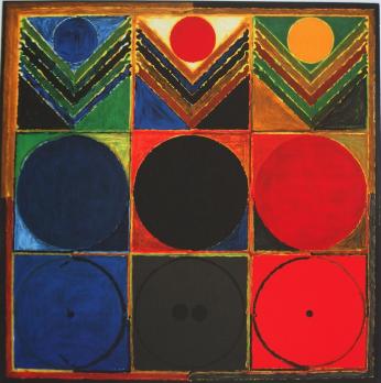 Sayed Haider RAZA - Prakriti bindu, 2008, signed original lithograph 2