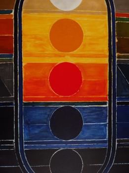 Sayed Haider RAZA - Five elements, 2008, signed original lithograph 2
