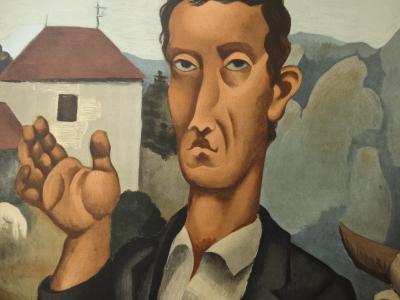 Roger de la FRESNAYE - Homme au bœuf, Lithographie signée 2