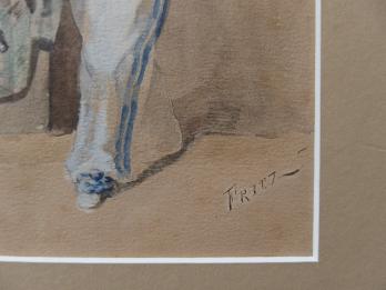 FRITZ - Carnaval : Pierrot charmeur, Dessin original signé 2
