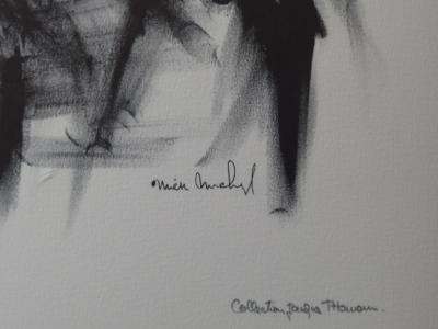 Micheyl MICK - Enfant & Don Quichotte, 2 Héliogravures, signé 2