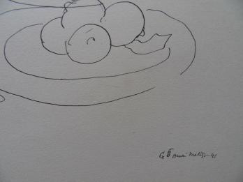 Henri MATISSE - Nature morte à la citrouille, 1943, Lithographie signée 2