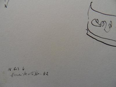 Henri MATISSE - Tabac royal, 1943, Lithographie signée 2
