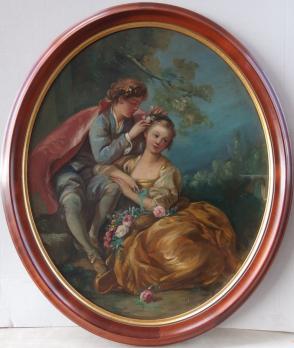 François BOUCHER (d’après) - Le Printemps, Huile sur toile 2
