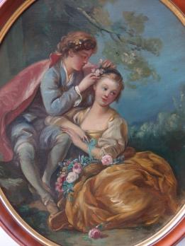 François BOUCHER (d’après) - Le Printemps, Huile sur toile 2