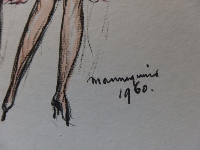 Kees VAN DONGEN - Les mannequins, 1962, Lithographie originale 2