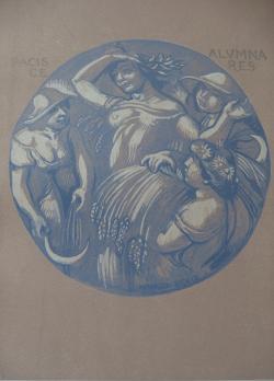 Maurice DENIS - La Paix et Ceres, Bois gravé original 2