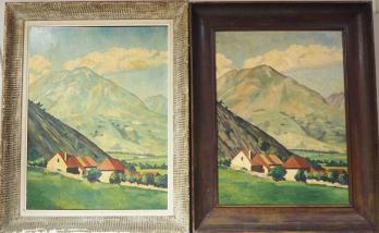 Pierre PONCET (1900-1980) - Ensemble de 2 tableaux 2