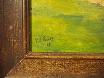 Pierre PONCET (1900-1980) - Ensemble de 2 tableaux 2