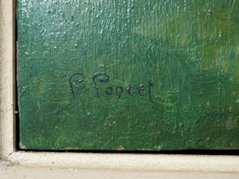 Pierre PONCET (1900-1980) - Ensemble de 2 tableaux 2