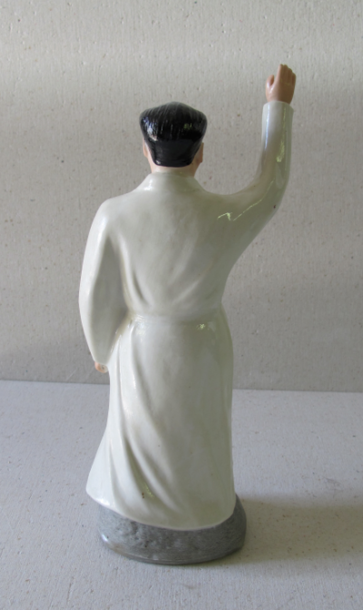 Statuette céramique de MAO, révolution culturelle chinoise, c. 1966-70s 2