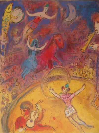 Marc CHAGALL - Le cirque, 1982 - Affiche 2