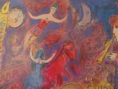 Marc CHAGALL - Le cirque, 1982 - Affiche 2