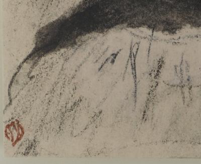 Edgard DEGAS (d’après) - Petite fille attentive, Lithographie 2