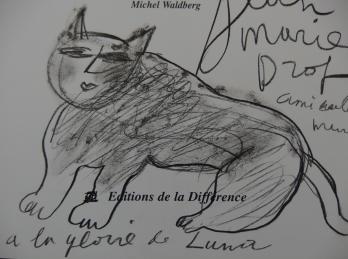 Guillaume CORNEILLE - Le gros chat, Dessin original signé 2