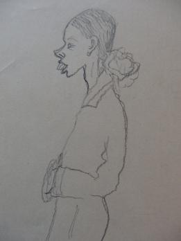 Georges MANZANA-PISSARRO - Madame Pissarro, Lot de 2 dessins originaux 2