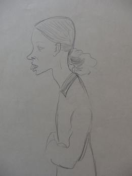 Georges MANZANA-PISSARRO - Madame Pissarro, Lot de 2 dessins originaux 2