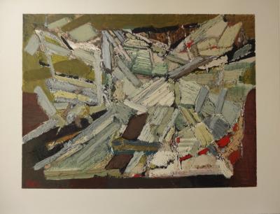 Nicolas de STAEL (d’après) - Composition abstraite - Lithographie signée 2