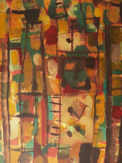 Roger BISSIERE - Composition abstraite - Lithographie signée 2