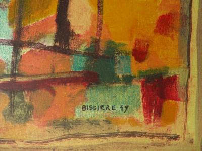 Roger BISSIERE - Composition abstraite - Lithographie signée 2