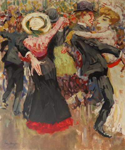 Kees VAN DONGEN (d’après) : Danse au Moulin de la Galette - Lithographie signée 2