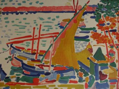 André DERAIN (d’après) - Port de Collioure, 1906, Lithographie signée 2