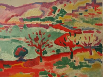 Georges BRAQUE - Paysage à l’Estaque, 1907, Lithographie signée 2