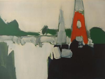 Nicolas de STAEL : Paris : La Tour Eiffel - Lithographie 2