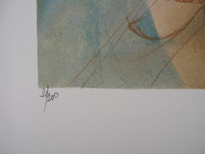 Jean-Baptiste VALADIÉ - Brassens : Brave Margot, Lithographie originale Signée 2