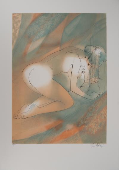 Jean-Baptiste VALADIÉ - Brassens : Vénus Callipyge, Lithographie originale Signée