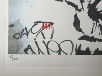 BANKSY (d’après) Mona Lisa bazooka 2