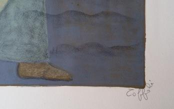 Louis TOFFOLI - La fuite en Egypte Lithographie originale signée 2