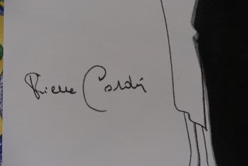 Pierre CARDIN (1922-) Magnifique illustration de mode Collection 1988 2