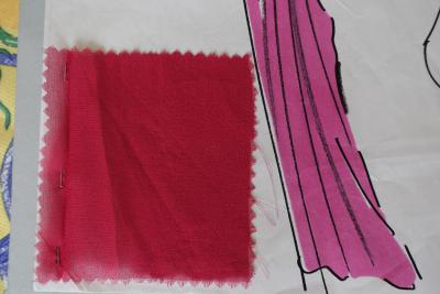 Pierre CARDIN (1922-) Magnifique dessin original de mode 2