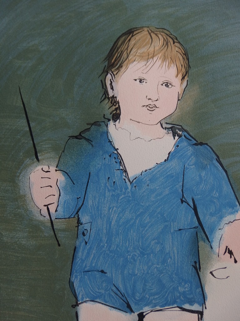 Pablo Picasso、A L'AGNEAU ET PERSONNAGES Pablo PICASSO (d