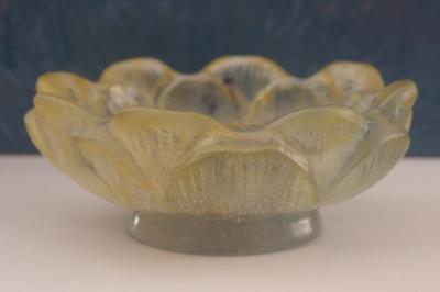 Gabriel ARGY-ROUSSEAU - Fleur épanouie, Coupelle en pâte de verre, Nancy 1924 2