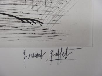 Bernard BUFFET - Criquet et sauterelle, Gravure originale signée 2