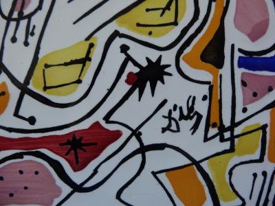 Salvador DALI (dopo) - Chitarre spagnole, 1954, Ceramica originale firmata 2